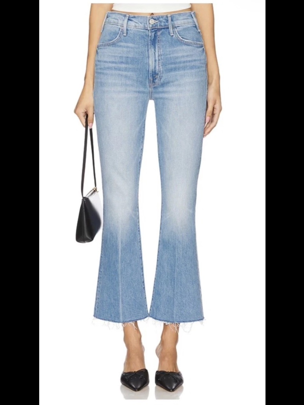 Mother Superior The Hustler Ankle Fray Jeans in No Offense, But... Size 29